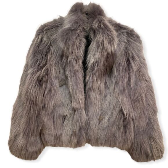 ❤️SOLD❤️Dyed Coyote Fur Jacket (Medium) - Picture 1 of 11